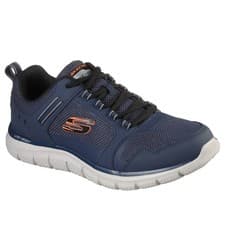 Image of Mens Skechers Track Knockhill Sports Gym Walking Lace Up Trainer Sizes 7 to 12