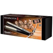 Image of Hair Straightener Remington Sleek & Curl Black S6500 EU Plug