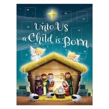 Image of Unto Us A Child Is Born Advent Calendar - Single
