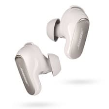 Image of Bose QuietComfort Ultra Wireless Bluetooth Noise-Cancelling Earbuds White Smoke