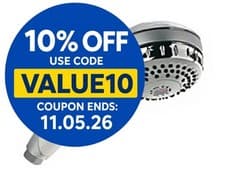 Image of Aqualisa Varispray Chrome 3 Spray Mode Handset Shower Head Modern Round 215023