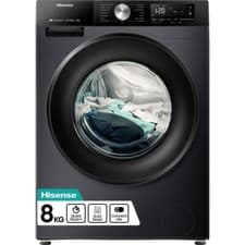Image of Hisense WF3S8043BB3 8Kg Washing Machine Black 1400 RPM A Rated