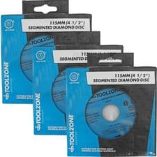 Image of 3-Pack 115mm 4.5” Diamond Cutting Discs Angle Grinder Blade Tile Stone Concrete