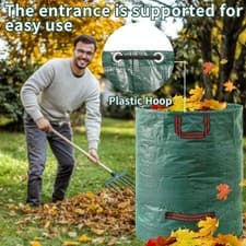 Image of 2 Pack 500L Large Garden Bag with Handles, Heavy Duty Garden Waste Bags