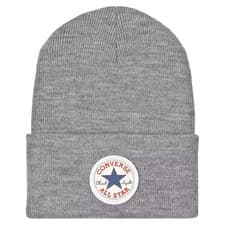 Image of Converse Winter Double Ply All Star Beanie Snug Feel Heather Grey