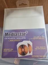Image of 8 X 100 PLASTIC CD/DVD WALLETS