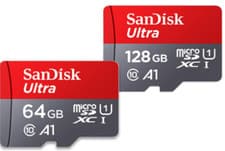 Image of SanDisk Ultra MicroSD 64GB,128GB Class 10 SDXC Memory Card with Adapter
