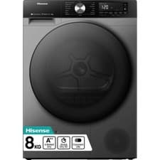 Image of Hisense DH3S802BT2 3S Series Heat Pump Tumble Dryer 8 kg Titanium A++ Rated