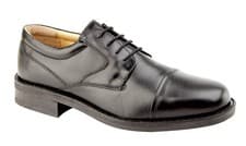 Image of Roamers M247A Capped Gibson Leather Fuller Wide Fitting Shoes