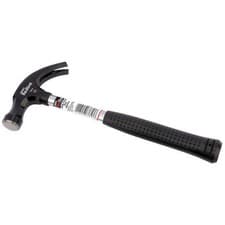 Image of Draper 67658 RL-CHS 20oz Claw Hammer – Steel Shaft with Rubber Grip