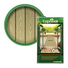 Image of Cuprinol UV Guard Decking Oil Natural Oak 5L