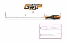 Image of Beta Tools 1264L Beta GRIP® Long Screwdriver for Headless Slot Screws 4 x 400mm