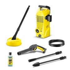 Image of Kärcher K 2 Compact Home Pressure Washer 110 Bar Patio Cleaner Bundle