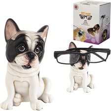 Image of Optipaws French Bulldog Dog Glasses Holder Figurine New in Gift Box