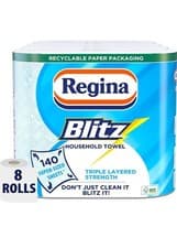 Image of ✅✅🔥8PC Regina Blitz Household Towel, 560 Super-Sized , Triple Layered Strength