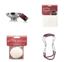 Image of Kilner Jam Funnel Wax Discs Muslin Jar Lifters Seals Screw Bands Accessories