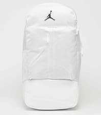 Image of Nike Air Jordan Fluid Backpack White Laptop Storage Backpack 9A0166-001