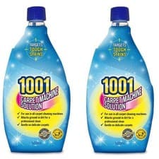 Image of 1001 500ML CARPET MACHINE SOLUTION 2 Pack S33426 Tough On Stains