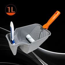 Image of 4-Inch Handheld Paint Roller Tray And Brush Set Suitable For Wall Painting Tools