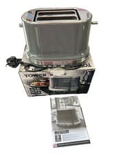 Image of Tower T20043GRP Belle 2-Slice Toaster with 7 Browning Settings. READ DESCRIPTION