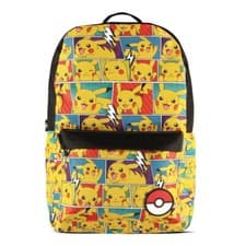 Image of POKEMON Pikachu Comic Book Strip All-Over Print Backpack