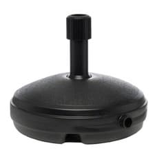 Image of 7Kg / 7 Litre Capacity Water Filled Garden Parasol / Umbrella Base in Black