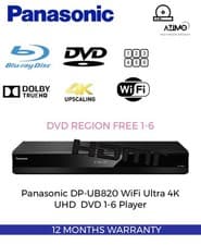 Image of Panasonic DP-UB820 4K Ultra Multi Region DVD 1-6 Dolby Vision blu-ray Player Mm