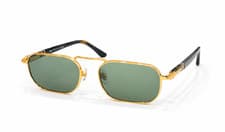 Image of Persol Sunglasses PO1020S Gold/Green 57-20-140mm With Case New