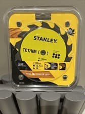 Image of STANLEY Circular Saw Blade, TCT, 140 x 12.7 x 14T STA13000 New