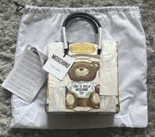 Image of AUTHENTIC Moschino Teddy Bear Shoulder Bag With Dust Bag & Strap (NEW WITH TAGS)