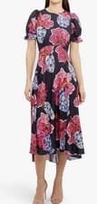 Image of Ted Baker ‘Sauzal’ midi tea dress. Size 1 / UK 8. RRP £195 Bnwt