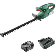 Image of Bosch EASYHEDGECUT 18-45 P4A 18v Cordless Hedge Trimmer 450mm 1 x 4ah Li-ion