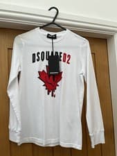 Image of Boys Dsquared Long Leave T-shirt, Brand New