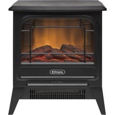 Image of Dimplex Microstove Electric Stove Fire 1.2kW Adjustable Heater Black MCFSTV12E