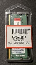 Image of Kingston Laptop Memory 16GB DDR4 3200MT/s, SODIMM KCP432SS8/16