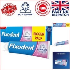Image of Fixodent Denture Adhesive, 65g - 10X Strong Hold & Mint Flavor