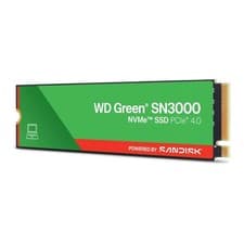 Image of WD Green SN3000 2TB NVMe SSD, M.2, PCIe Gen4, 2280, Read 5000MB/s Write 4200MB/s