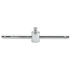 Image of Draper 16786 Satin Chrome Sliding T Bar 1/4" Sq. Dr.