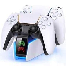 Image of For PS5 DualSense Controller Charger Stand Charging Station Dock PlayStation 5
