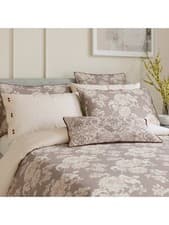 Image of Bedeck of Belfast Kassi DOUBLE Duvet Cover Set Blush Pink Cotton RRP £75.00