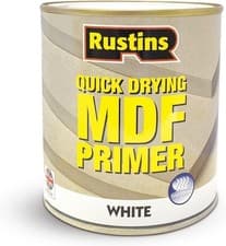 Image of Rustins Quick Drying MDF Primer Surface Sealing White/Grey 250ml/500ml