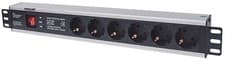 Image of 766623713962 Intellinet 19" 1.5U Rackmount 6-Way Po