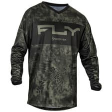 Image of FLY 2024 F-16 S.E. KRYPTEK MX JERSEY MOSS GREY/BLACK MOTOCROSS OFF-ROAD
