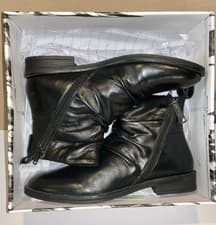 Image of Moda in Pelle Bren Ankle Boot in Black, UK Size 6 (eu 39 ) NEW & Boxed