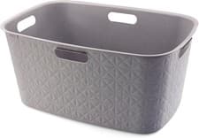Image of Curver Softex 45L Laundry Basket, 70 percent Recycled Material, Durable