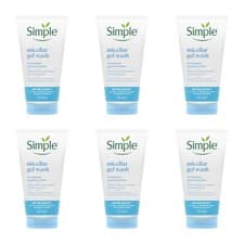 Image of Simple Water Boost Micellar Gel Facial Wash 150 ML - Pack of 6