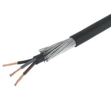 Image of 2.5mm 3 Core Brown Black Grey 6943X SWA Cable for Lights, Power, Underground