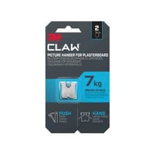 Image of 3M Claw Drywall Picture Hanger 7kg (Pack of 2) 7100269135