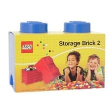 Image of Lego Storage Brick 2 Stud - Blue
