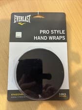 Image of Everlast Pro Style Hand Wraps Boxing MMA etc - Black 180”